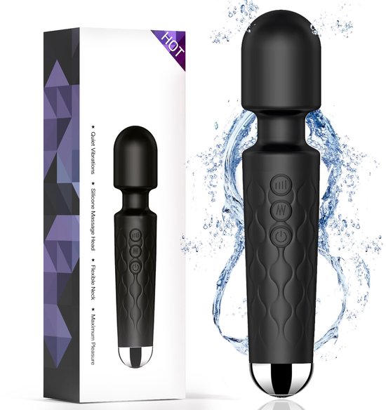 Lusties Wand Massager – Professionele Massagestaaf – 160 Combinaties – Medisch Siliconen