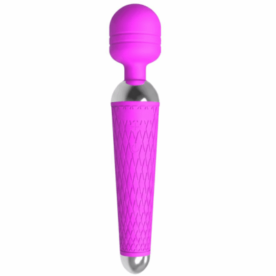 Lusties Velvet Pulse Wand – Krachtige Mini Wand Vibrator – 16 Standen – Waterproof